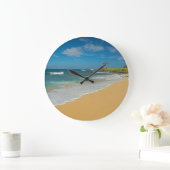 VS, Hawaii, Molokai Island, Drie-chillen strand Grote Klok (Huis)