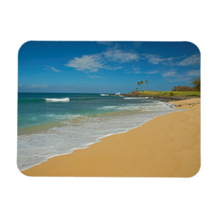 VS, Hawaii, Molokai Island, Drie-chillen strand Magneet