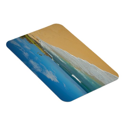 VS, Hawaii, Molokai Island, Drie-mijlpalen strand Magneet (Rechterzijde)