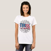 VS Het Land van de Vrijen vanwege de Dapperen T-shirt (Voorkant volledig)