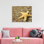 VS, HI, Kauai, Glass Beach met zeester Canvas Afdruk (Insitu (Woonkamer))