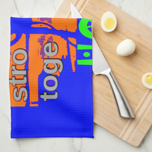 VS Hillary Hope is sterker samen Theedoek (Quarter Fold)