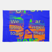 VS Hillary Hope is sterker samen Theedoek (Horizontaal)