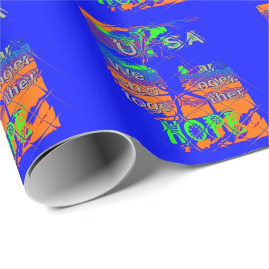 VS Hillary Hope We zijn sterker Cadeaupapier (Rol Hoek)