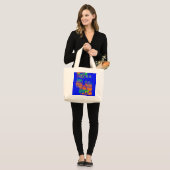 VS Hillary Hope We zijn sterker Grote Tote Bag (Voorkant (model))
