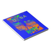 VS Hillary Hope We zijn sterker Notitieblok (Schuin)