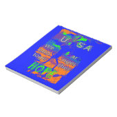 VS Hillary Hope We zijn sterker Notitieblok (Linkerzijde)