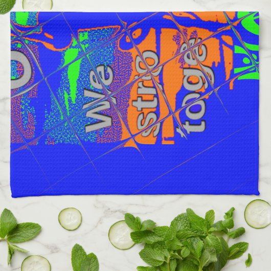 VS Hillary Hope We zijn sterker Theedoek (Gevouwen)