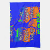 VS Hillary Hope We zijn sterker Theedoek (Verticaal)