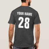 VS Hockey T-Shirt met naam en nummer afdrukken (Achterkant)