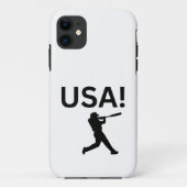 VS honkballer met stip als bal Case-Mate iPhone Case (Achterkant)