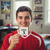 VS honkballer met stip als bal Magneet