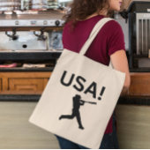 VS honkballer met stip als bal Tote Bag