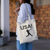 VS honkballer met stip als bal Tote Bag