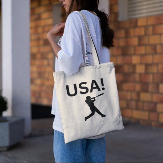 VS honkballer met stip als bal Tote Bag