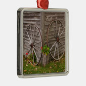VS, Hoofd. Wagon Wheels Metalen Ornament (Rechts)