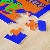 VS hopen samen sterk - een patriottisch tapijt Legpuzzel (Zijkant)