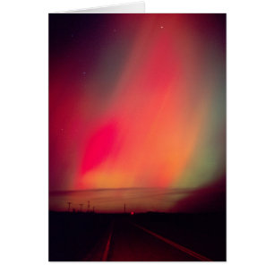 VS, Idaho. Aurora borealis, noordelijke lichten op