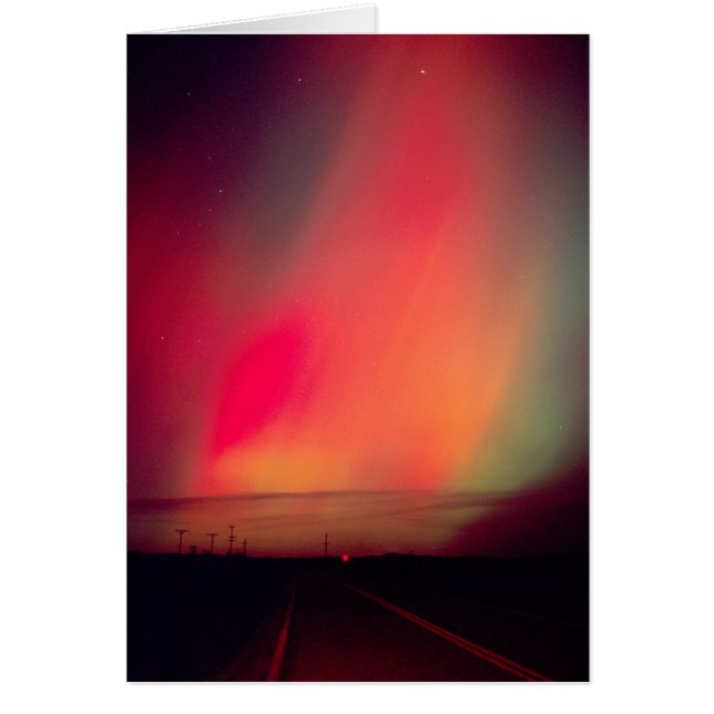 VS, Idaho. Aurora borealis, noordelijke lichten op (Voorkant)