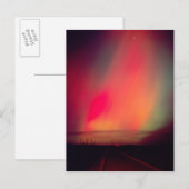 VS, Idaho. Aurora borealis, noordelijke lichten op Briefkaart (Voorkant / Achterkant)