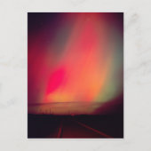 VS, Idaho. Aurora borealis, noordelijke lichten op Briefkaart (Voorkant)