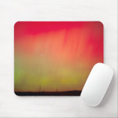 VS, Idaho. Aurora borealis, noordelijke lichten op Muismat (Met muis)