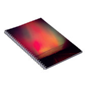 VS, Idaho. Aurora borealis, noordelijke lichten op Notitieboek (Rechterzijde)