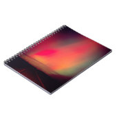 VS, Idaho. Aurora borealis, noordelijke lichten op Notitieboek (Linkerzijde)