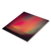 VS, Idaho. Aurora borealis, noordelijke lichten op Tegeltje (Zijkant)