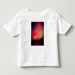 VS, Idaho. Aurora borealis, noorderlicht bij Kinder Shirts