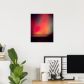 VS, Idaho. Aurora borealis, noorderlicht bij Poster (Thuiskantoor)