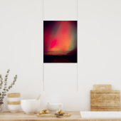 VS, Idaho. Aurora borealis, noorderlicht bij Poster (Keuken)