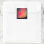 VS, Idaho. Aurora borealis, noorderlicht bij Vierkante Sticker (Tas)
