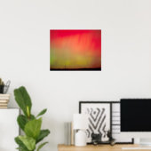 VS, Idaho. Aurora borealis, noorderlicht om 2 uur Poster (Thuiskantoor)