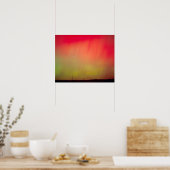 VS, Idaho. Aurora borealis, noorderlicht om 2 uur Poster (Keuken)