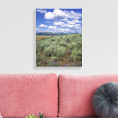 VS, Idaho, Camas Co. Alsem en lupine Canvas Afdruk (Insitu (Woonkamer))