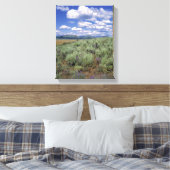 VS, Idaho, Camas Co. Alsem en lupine Canvas Afdruk (Insitu (Slaapkamer))