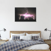 VS, Idaho. Lightning. Canvas Afdruk (Insitu (Slaapkamer))
