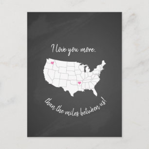 VS Ik hou meer van je dan van ons. Briefkaart