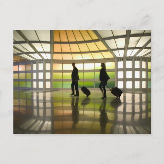 VS, Illinois, Chicago: O'Hare Internationaal Briefkaart (Voorkant)