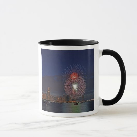 VS, Illinois, Chicago, Vier juli vuurwerk Mok (Rechts)