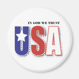 VS "In God We Trust" Magneet
