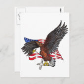 VS in God: Wij vertrouwen op Eagle Briefkaart (Voorkant / Achterkant)