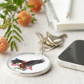 VS in God: Wij vertrouwen op Eagle Sleutelhanger (Zijkant)