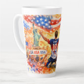 VS in het WK 2026 Latte Mok (Linkerhoek)