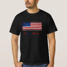 VS in mijn Heart United State Flag T-shirt