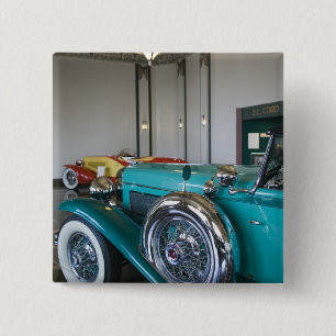 VS, Indiana, Auburn: Auburn, Cord, Duesenberg 3 Vierkante Button 5,1 Cm