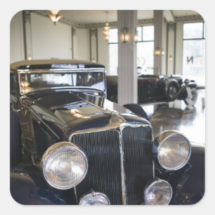 VS, Indiana, Auburn: Auburn, Cord, Duesenberg 6 Vierkante Sticker