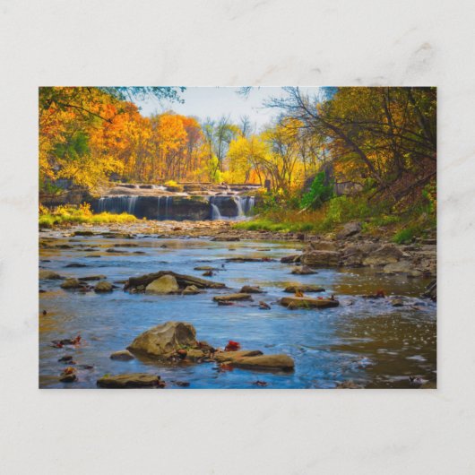 VS, Indiana. Cataract Falls State Recreation Briefkaart (Voorkant)
