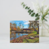 VS, Indiana, Cataract Falls State Recreation Briefkaart (Staand voorkant)